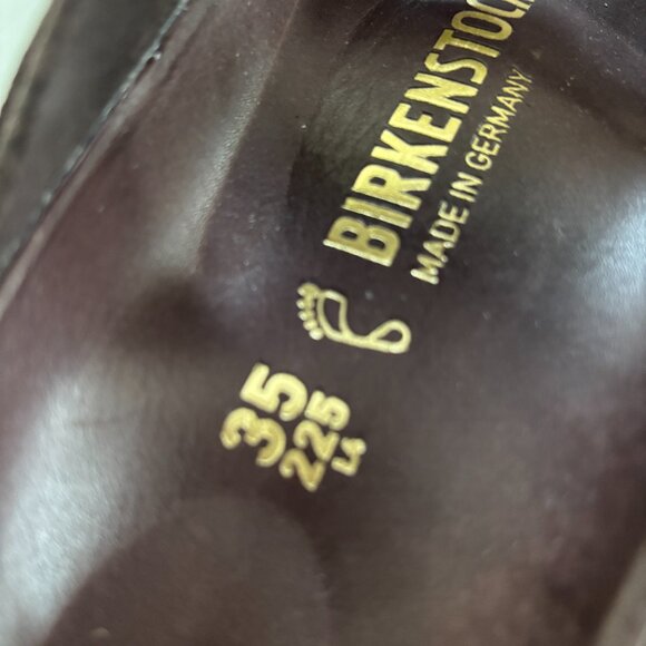 NIB | Birkenstock Arizona Big Buckle Spotted Metallic Brown Regular Width EU 35 - Picture 7 of 9